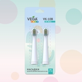 Насадки Vega Kids VK-10B для детской звуковой зубной щетки VK-500B бирюзовые - Pampik - 2