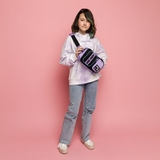 Сумка на пояс Yes SP-31 Acid Sugar, 25х15,5x6 см, сиреневая, (559528) - Pampik - 3