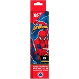 Карандаши цветные Yes Marvel Spiderman, 6 цветов (290700) - Pampik