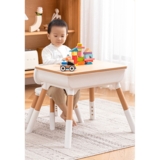 Дитячий багатофункціональний столик і стільчик Poppet Мультівуд 3в1, білий (PP-010) - Pampik - 7