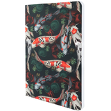 Книга записна Axent Fish A5 в клітинку 80 аркушів червоно-зелена (8700-1-A) - Pampik - 2