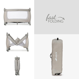 Дитячий манеж Hauck Sleep N Play Go Plus Multicolor black, чорний (60070-2) - Pampik - 4