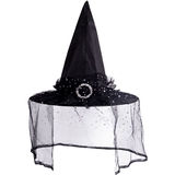 Карнавальный колпак Yes! Fun Halloween вуаль (974362) - Pampik