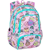 Рюкзак CoolPack Spіner Happy Donuts, с термокарманом, 24 л, 41x30x13 см, M (F001665) - Pampik