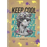 Тетрадь для записей Student Кeep cool, А5, без линовки, спираль, 96 листов (A5-SC-096-6102) - Pampik