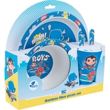 Набор посуды Kite DC Comics 5 предметов, голубой (DC22-313) - Pampik - 2