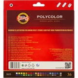Олівці кольорові художні Koh-i-Noor Polycolor 36 шт. (3835) - Pampik - 3