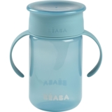 Поїльник-непроливайка Beaba 360°, блакитний, 340 мл (913572) - Pampik