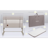 Ліжко 3-в-1 Lionelo Beige Sand, бежевий - Pampik - 7