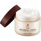 Крем для лица Secret Key Snail Repairing Cream Восстанавливающий, с экстрактом муцина улитки, 50 г - Pampik
