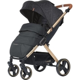 Прогулочная коляска El Camino Dynamic Pro Me 1053G Special Black, черная (25482) - Pampik - 3