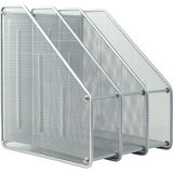 Лоток для документів Axent 3 в 1 серебряный 25x29x31 см (2128-03-A) - Pampik