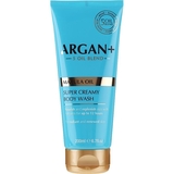 Крем-гель для душу Argan+ Moroccan Argan Oil Super Creamy 200 мл - Pampik