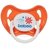 Пустушка симетрична Baboo Marine, 6+ міс., помаранчева (5-026) - Pampik