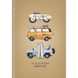 Зошит для записів Student Транспорт, А5, без лінівки, спіраль, 96 аркушів (A5-SC-096-6102) - Pampik