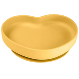 Тарілка Canpol babies Серце, силіконова, жовта (80/309_yel) - Pampik