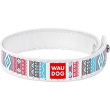 Браслет Waudog Design Етно, шкіра, S, 18-20х1,5 см, білий - Pampik