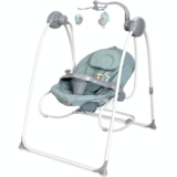 Шезлонг-качеля Lorelli Tango, зеленый (25003) - Pampik