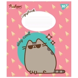 Зошит загальний Yes Pusheen, А5, в косу лінію, 12 аркушів (766311) - Pampik - 3