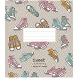 Зошит загальний Школярик Cool things, в лінійку, 36 арк, ВД-лак, 20 шт. (036-3219L) - Pampik - 2