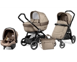 Коляска 3 в 1 Peg-Perego Book Plus Elite Cream, бежевий (PACK03-00000000006) - Pampik