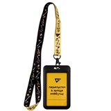 Бейдж на ленте Yes Не усложняй! слайдер, вертикальный, черный (940308) - Pampik