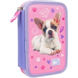 Пенал жесткий Yes HP-01 Keith Kimberlin, 13х21х4 см, розовый с сиреневым (533104) - Pampik