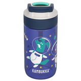 Пляшка для води дитяча Kambukka Lagoon Space Animals, 400 мл, синя (11-04041) - Pampik