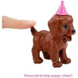 Ігровий набір Barbie Puppy Party, із тестом для ігор, 29 см - Pampik - 3