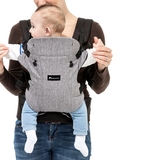 Сумка-переноска Bebe Confort GO 4, Black Chic, світло-сіра з чорним, (2675666210) - Pampik - 5