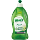 Гіпоалергенний засіб для миття посуду Winni's Piatti Contcentrato Lime з ароматом лайма та яблуневого цвіту, 480 мл - Pampik