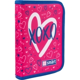 Пенал жесткий Smart HP-03 Heards, 13х21х3 см, розовый (533278) - Pampik