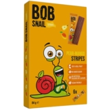Цукерка фруктова Bob Snail Грушево-Манговий страйп, 84 г (6 шт. х 14 г) - Pampik