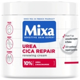 Крем Mixa Urea Cica Repair для сухої огрубілої шкіри обличчя рук і тіла відновлювальний 400 мл - Pampik
