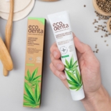 Зубна паста Ecodent Organic з конопляною олією, 75 мл - Pampik - 2