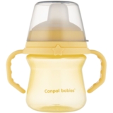 Кружка тренувальна Canpol babies First Cup Bonjour Paris, 150 мл, жовтий (56/614_yel) - Pampik