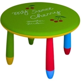 Стол круглый зеленый (LXY-101зел) - Pampik