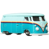 Колекційна модель машинки Hot Wheels Преміальні автівки Volkswagen T1 Panel Bus бірюзова (GJT68/HKF18) - Pampik - 3