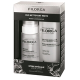 Набір Filorga Duo Demaquillants&Nettoyants Visage Очищення Міцеллярний лосьйон, 400 мл + Очищаючий мус, 150 мл - Pampik