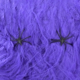 Паутина Yes! Fun Halloween с двумя паучками, 20 г, фиолетовая (973674) - Pampik