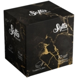 Серветки косметичні Chisto Softa Black, сухі тришарові, 70 шт. - Pampik