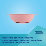 Мисочка силіконова на присосці Canpol babies Dots з секціями, рожевий (51/403_pin) - Pampik - 4