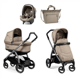 Коляска 3 в 1 Peg-Perego Book Plus Pop Up Cream, кремовый (PACK03-00000000005) - Pampik
