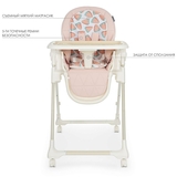 Стільчик для годування El Camino Crystal ME 1037 Watermelon Pink, рожевий (21908) - Pampik - 6