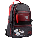 Рюкзак Yes T-127 Гусь, серый с красным (558963) - Pampik - 2