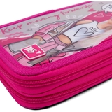Пенал жесткий Yes HP-01 Barbie, 13х21х4 см, розовый (533103) - Pampik - 2