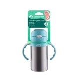 Чашка-непроливайка Bebe Confort Navigateur Isotherm Straw Cup, серая с голубым, 300 мл (3105201130) - Pampik - 4