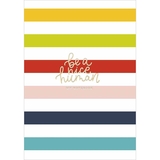 Зошит для ескізів Muse, А5, без лініювання, 64 арк., різнокольорові смужки (A5-3C-064-372) - Pampik