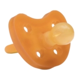 Пустушка кругла Baboo, латексна, 6+ міс., жовта (5-102) - Pampik