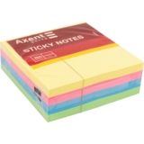 Блок паперу з клейким шаром Axent Delta 75x75 мм 250 аркушів, неонові кольори (D3351) - Pampik - 2